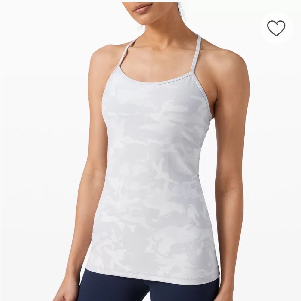 Lululemon Power Y Camo Tank Top